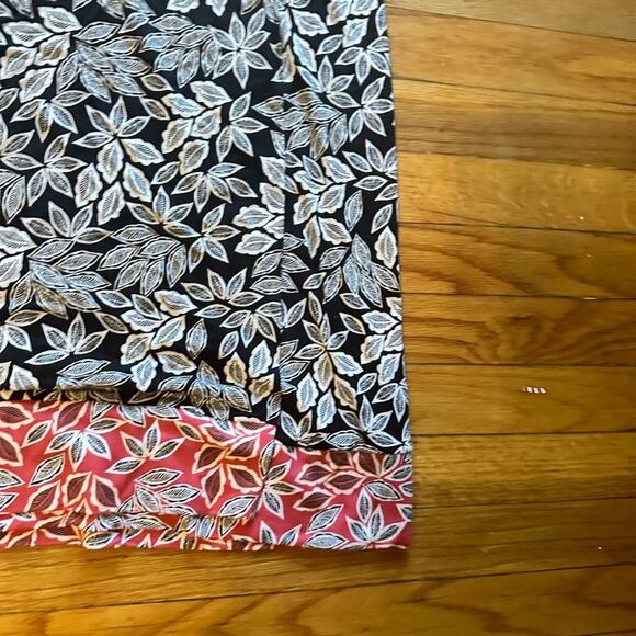 J. Jill Leaf Pattern Faux Wrap Skirt – Women’s MP – Flowy & Feminine - Picture 4 of 6